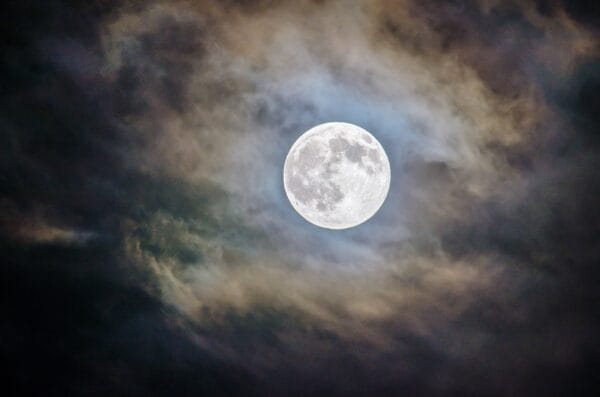 Gardening by the Moon 1 Photo of full moon by Ganapathy Kumar (Unsplash)