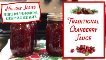 Traditional Cranberry Sauce