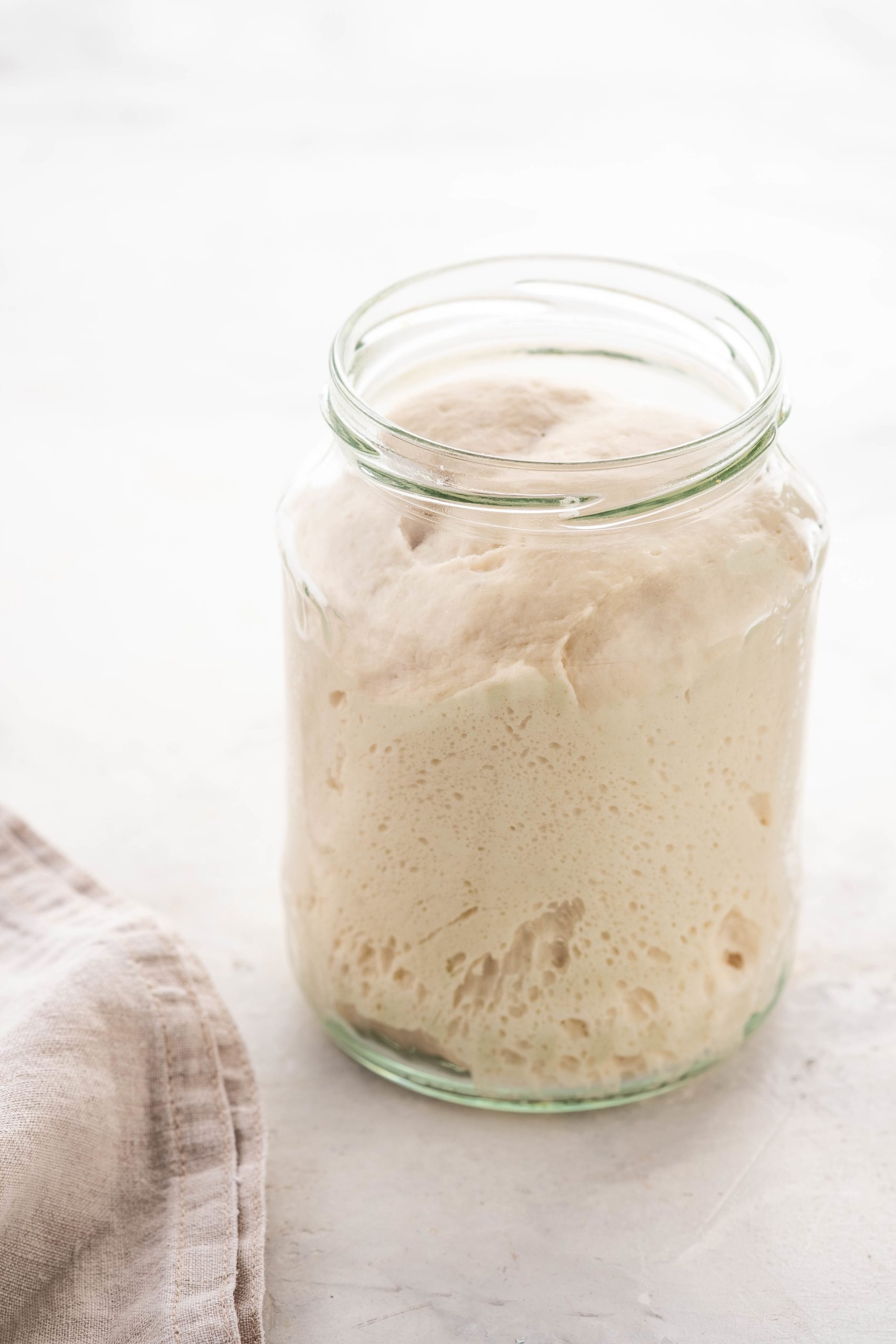 Make sourdough starter by catching wild yeast