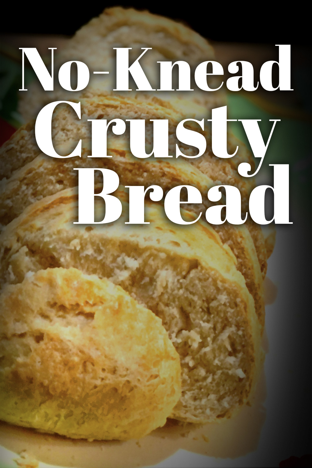 No-knead Crusty Bread