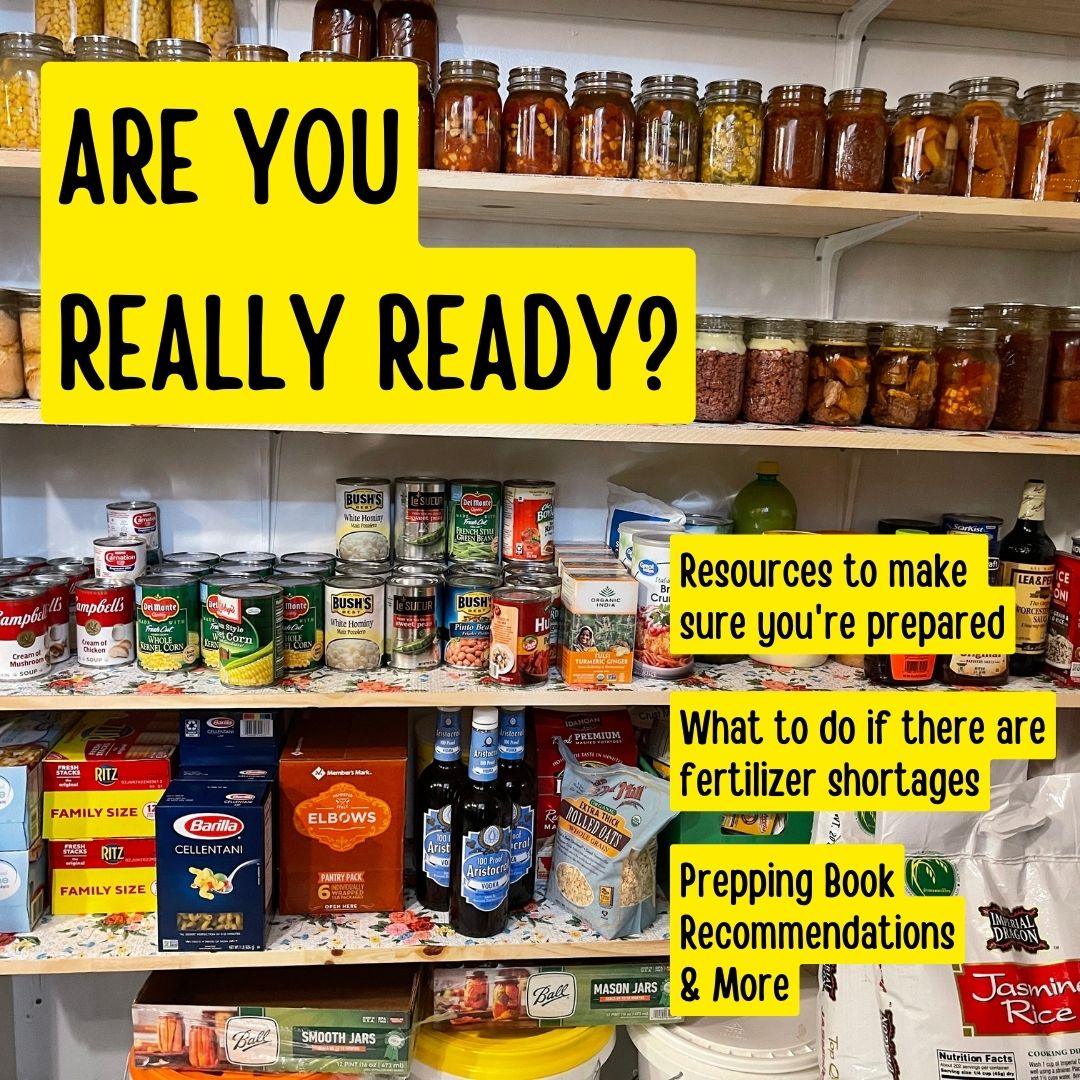 Are you REALLY ready? Food storage, self-sufficiency, food preservation, preparedness & BOOKSHELF