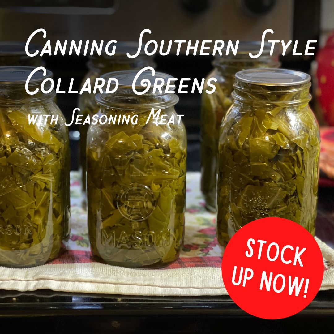 Canning Collard Greens with Seasoned Broth