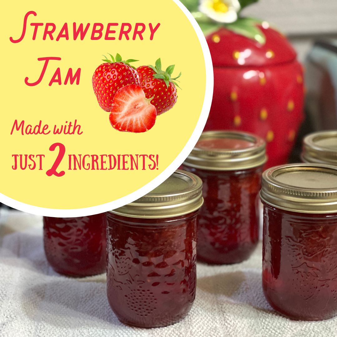 Easy Strawberry Jam Recipe (no pectin)  ????