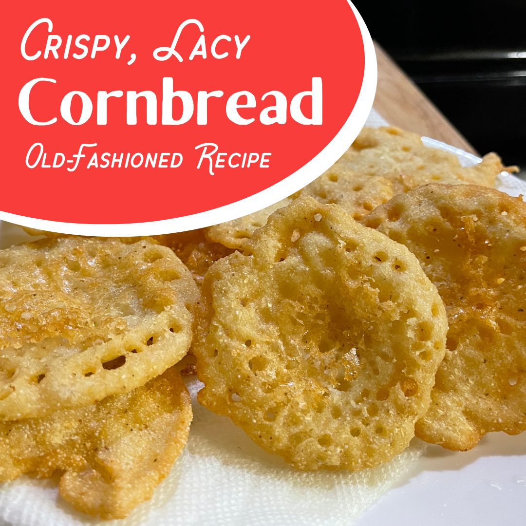 Crispy, Lacy, Fried Cornbread – Easy & Delicious!