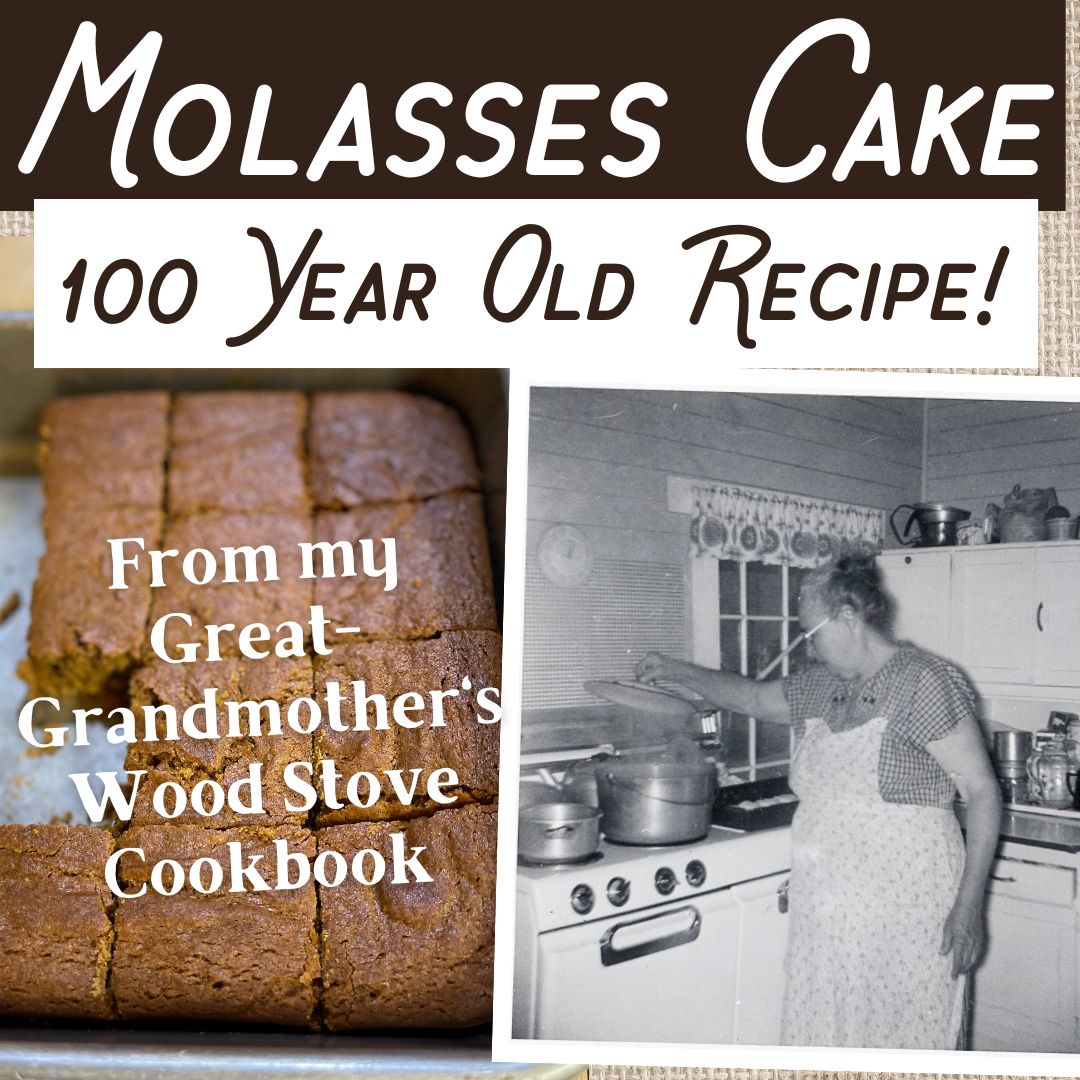 Molasses Cake – An old-timey 100-year-old recipe
